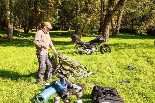 Motorcycle Camping: Gear and Setup Tips